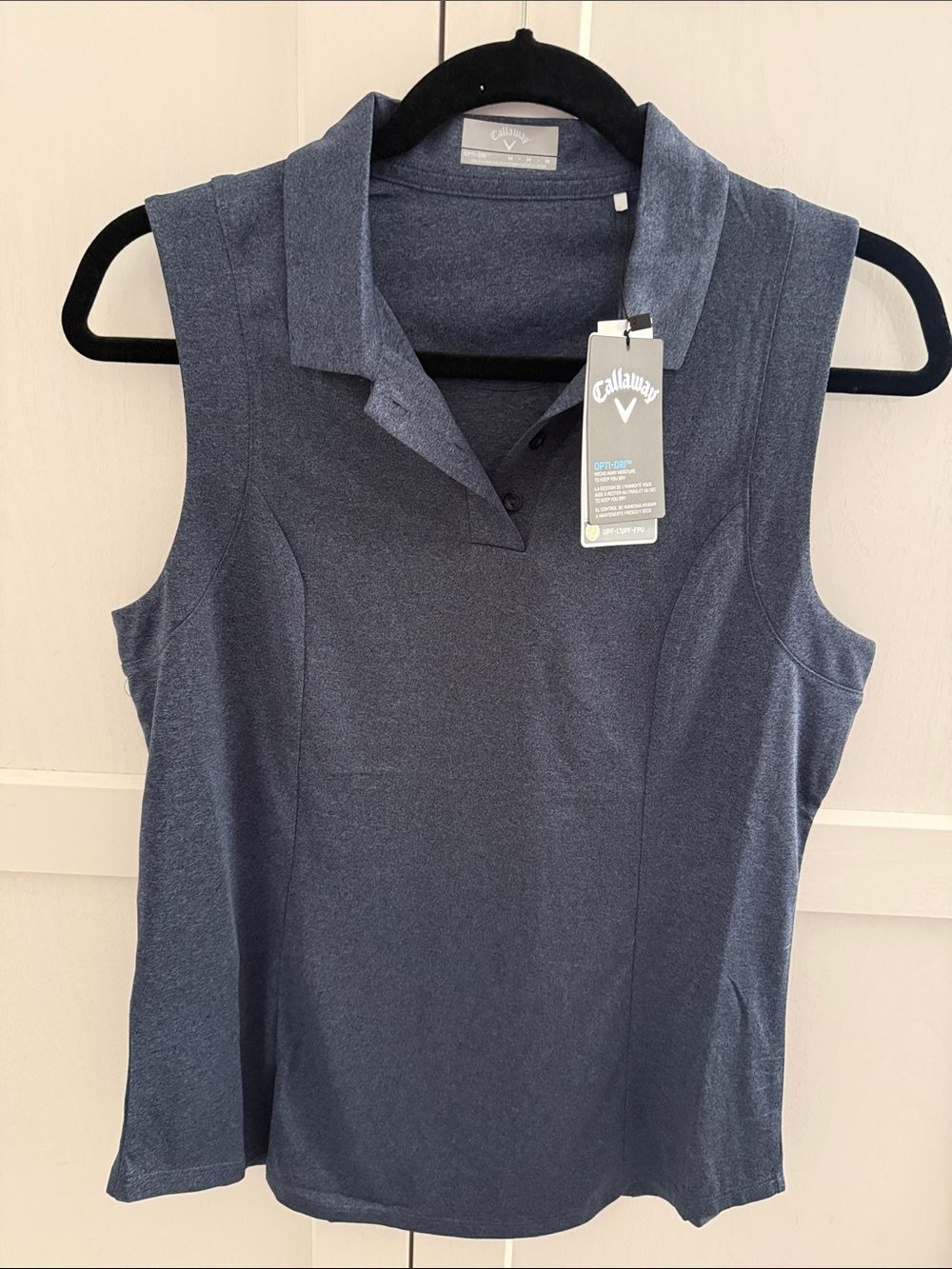 Callaway Opti-Dri Golf Polo Sleeveless size Medium